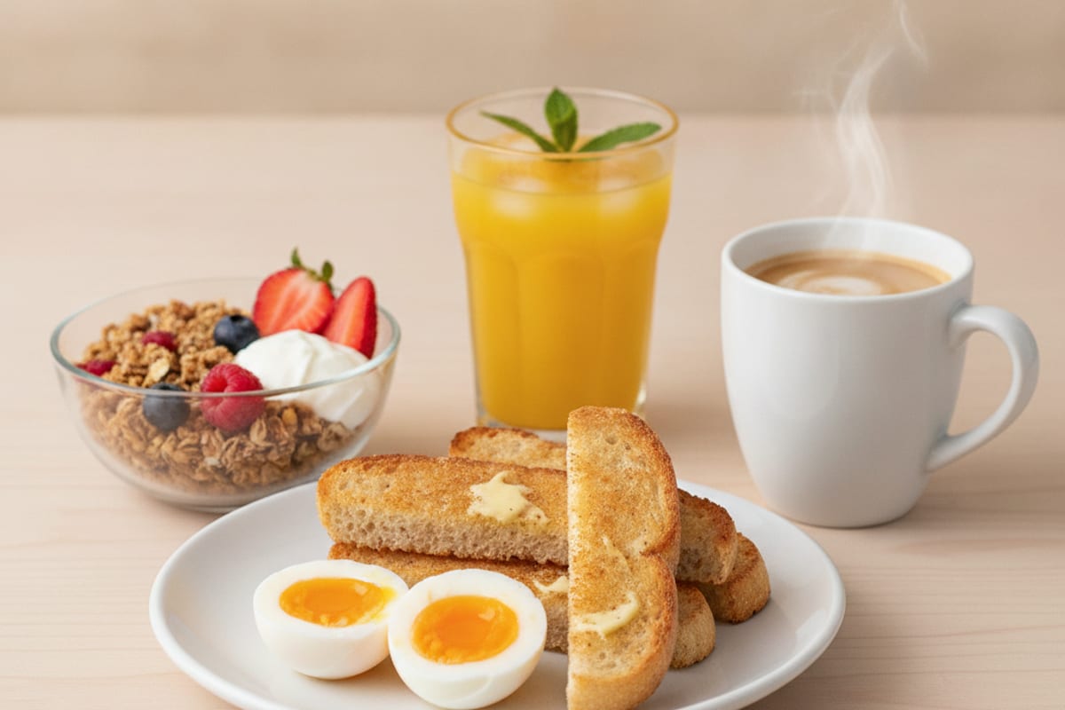 breakfast — shown at the hotel
