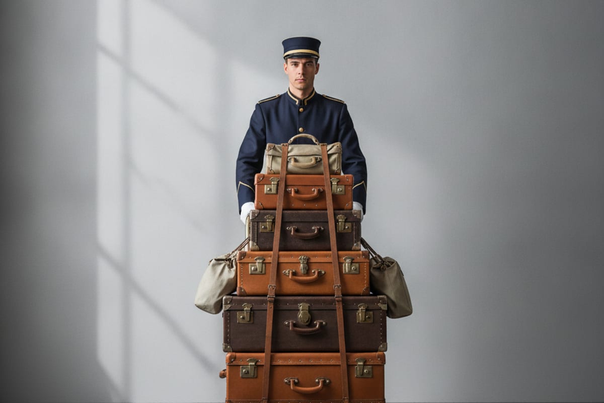 porter — shown at the hotel