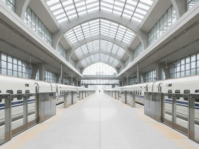 station — visual dictionary illustration