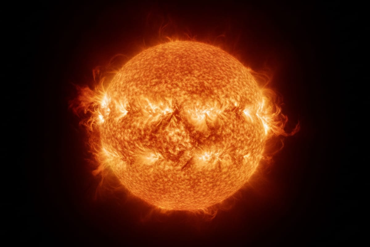 sun — shown on a beach holiday