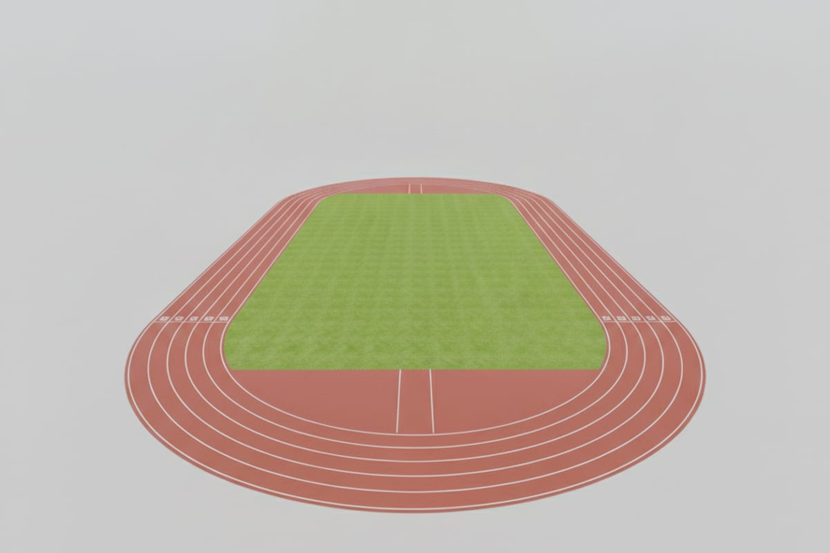 track — shown at the train station