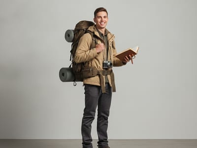 traveller — visual dictionary illustration