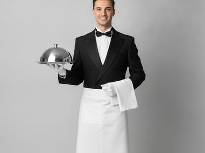 waiter — visual dictionary illustration