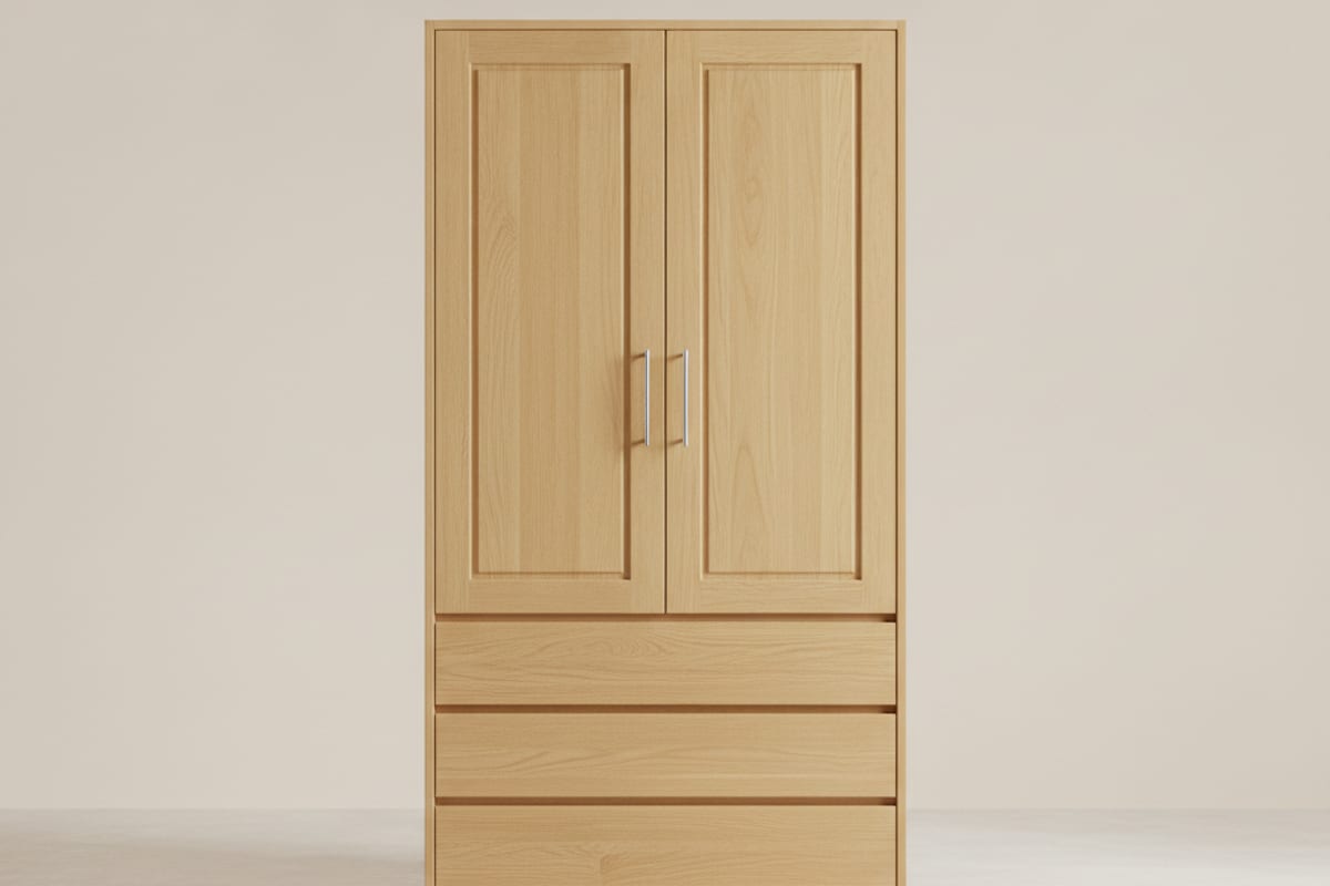 wardrobe — shown at the hotel